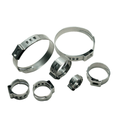 Stainless steel anti-wrinkle clamps
