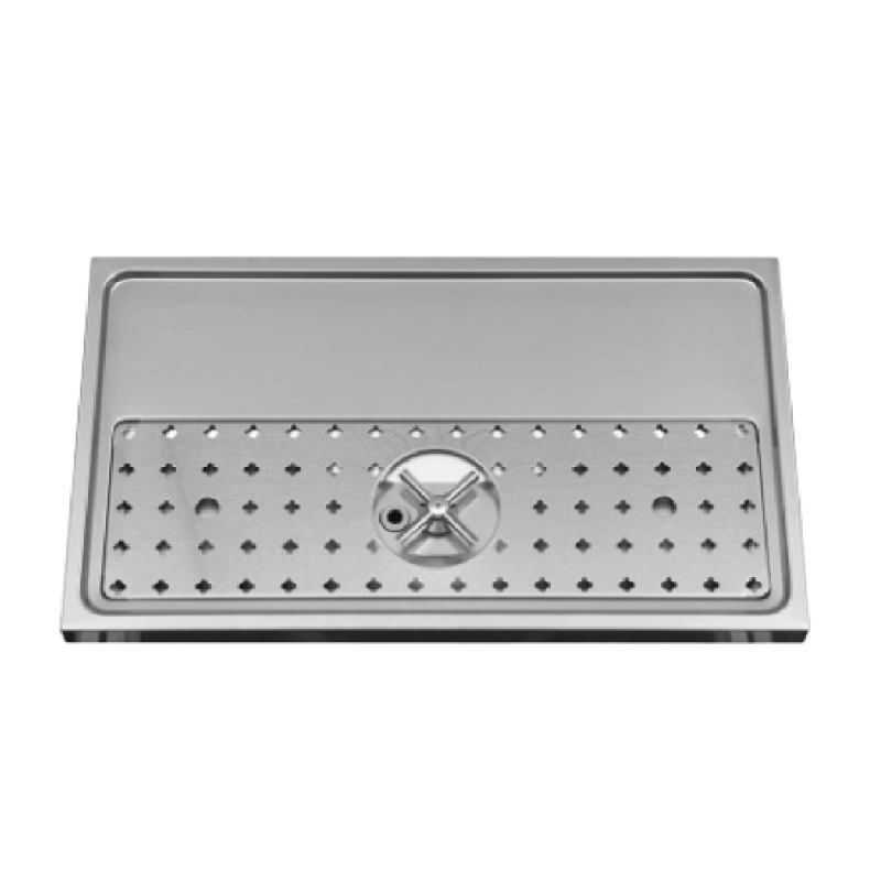 Stainless steel drip tray with GR