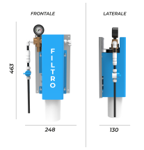 Kit completo Casa Acqua: Michelangelo Standard + Kit microfiltrazione + Bombola CO2 + Accessori